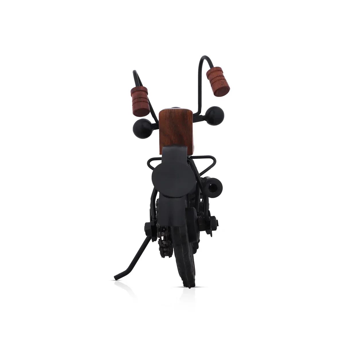 Motorbike Model - 8 x 11 Inches | Mini Cycle Figurine/ Vintage Bike Model for Home Decor - Image 5