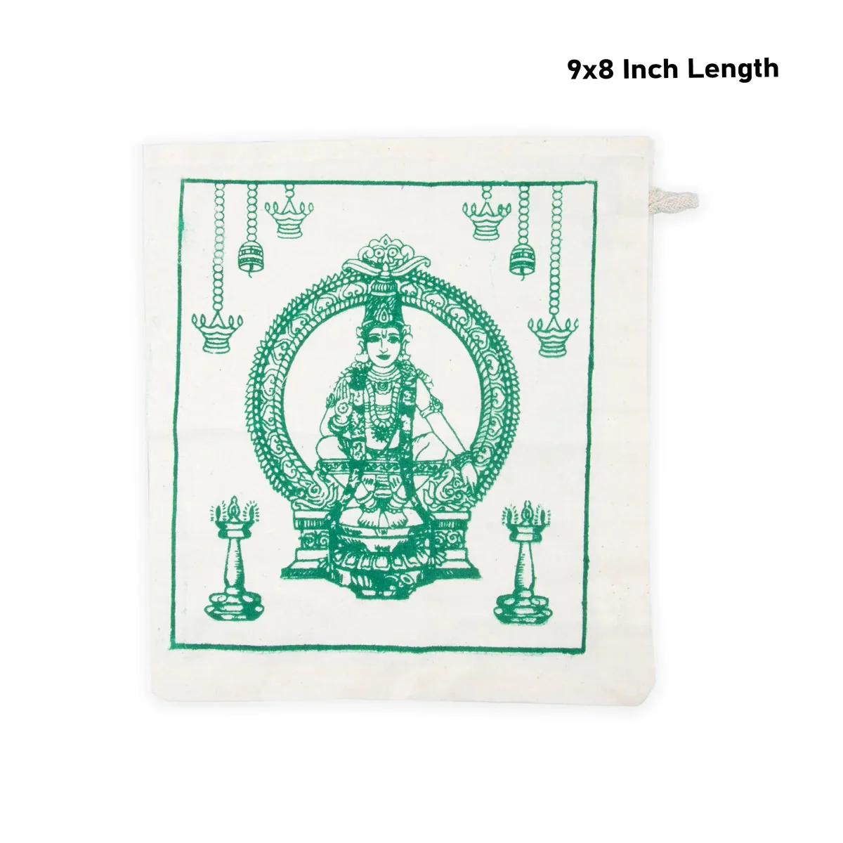 Mudra Bag - 9 X 8 Inches | Irumudi Bag/ Sabarimala Pilgrimage Bag/ Cotton Coconut Bag For Temple