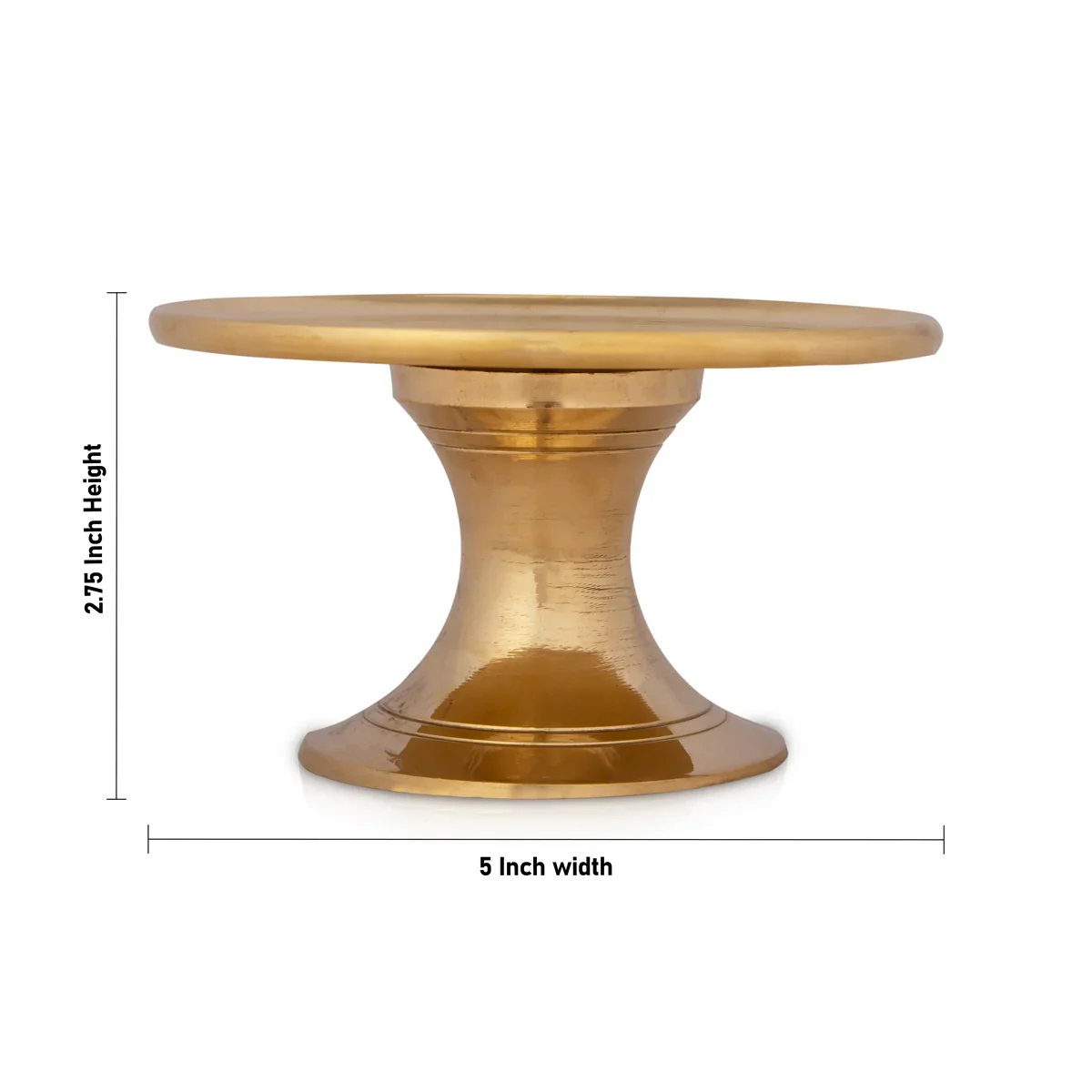 Mukkali Stool - 2.75 x 5 Inches | Brass Mukkali Stand/ Brass Stand for Pooja/ 400 Gms Approx - Image 5