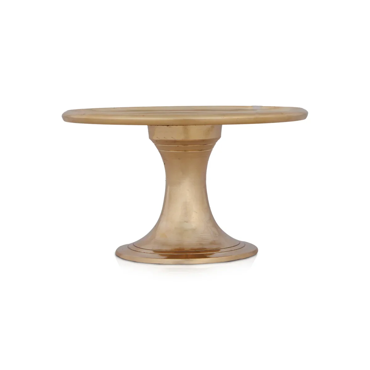 Mukkali Stool - 3 x 2.5 Inches | Brass Mukkali Stand/ Brass Stand for Pooja/ 300 Gms Approx
