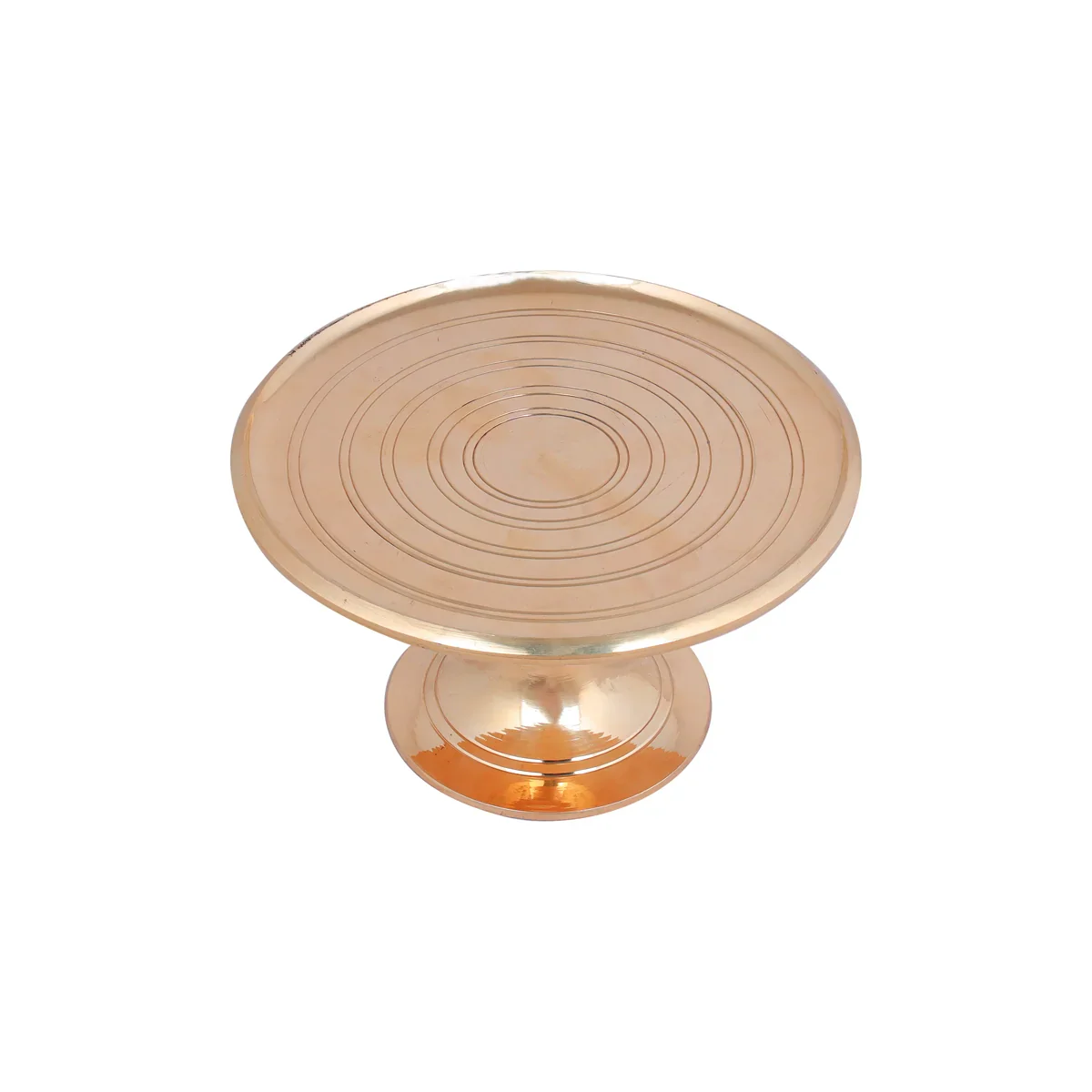 Mukkali Stool - 3 x 6 Inches | Brass Mukkali Stand/ Brass Stand for Pooja/ 540 Gms Approx - Image 2