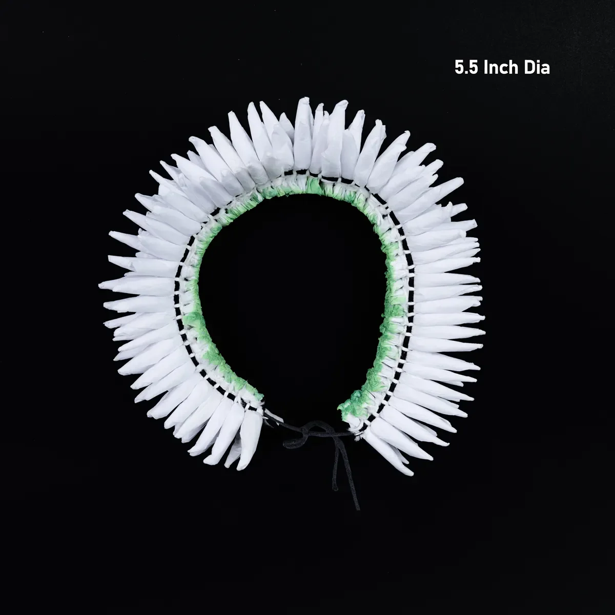 Mullai Hair Flower - 5.5 Inches | Paper Artificial Flower/ Gajra/ Hair Accessory for Hair Styling - Image 4