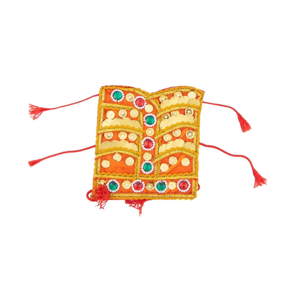 Murugan Raja Alangaram Dress - 14 Inches | Raja Alankaram Dress for Deity - Image 3
