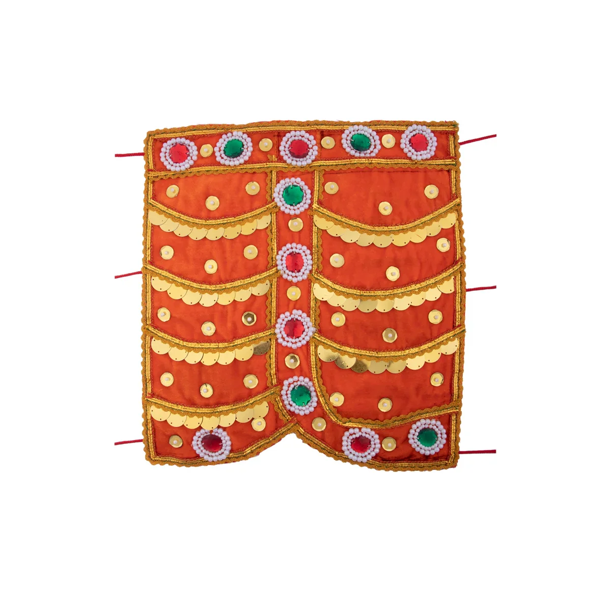 Murugan Raja Alangaram Dress - 2 Feet | Raja Alankaram Dress for Deity - Image 3