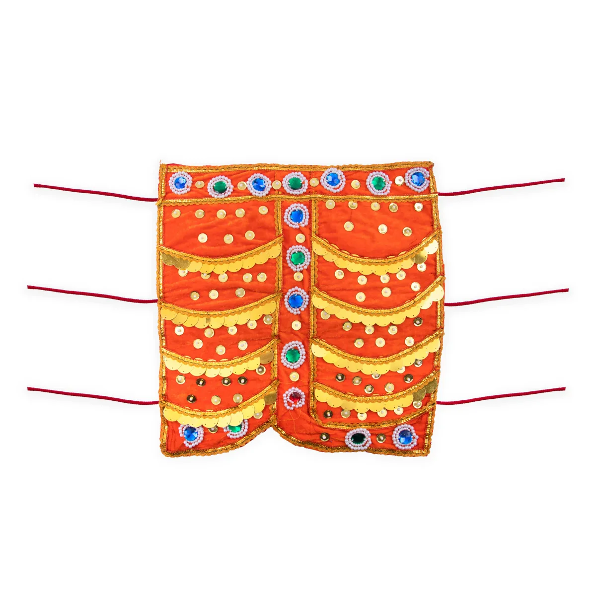 Murugan Raja Alangaram Dress - 34 Inches | Raja Alankaram Dress for Deity - Image 3