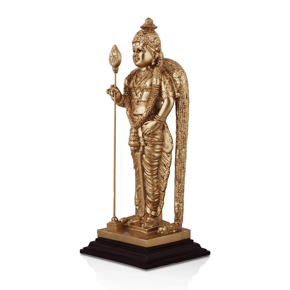 Murugan Statue - 10 x 4.5 Inches | Murugan Idol/ Polyresin Statue for Pooja - Image 3