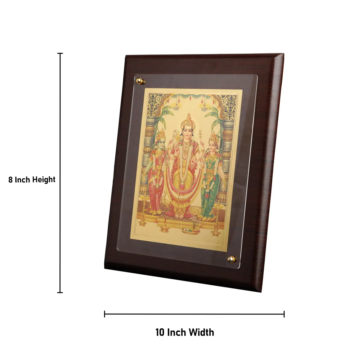 Murugan Valli Devanai Photo Frame - 8 x 10 Inches | Picture Frame for Home - Image 6
