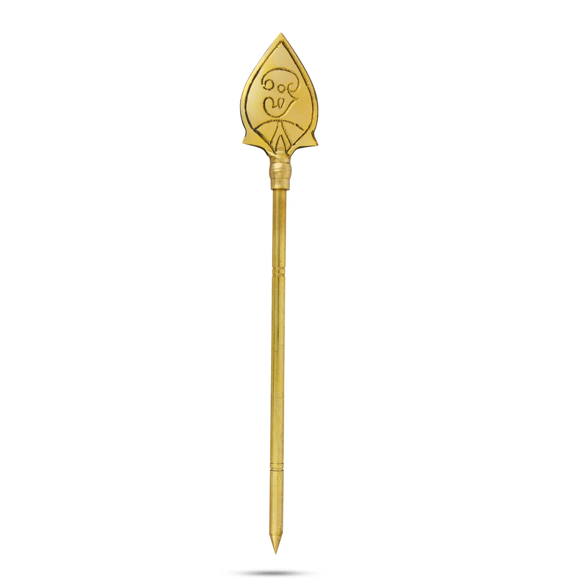Murugan Vel - 10 x 1.5 Inches | Muruga Vel/ Brass Astras/ Brass Vel for Deity Decor - Image 2