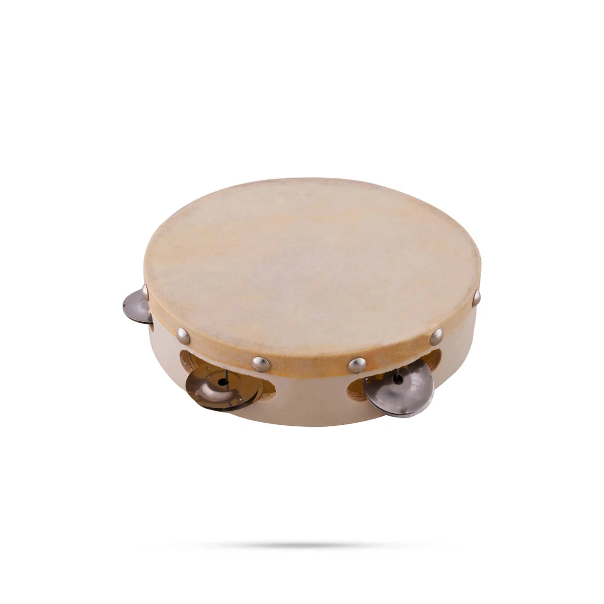 Musical Tambourine - 2 x 8 Inches | Percussion Instrument/ Wooden Kanjira Instrument for Bhajan - Image 4