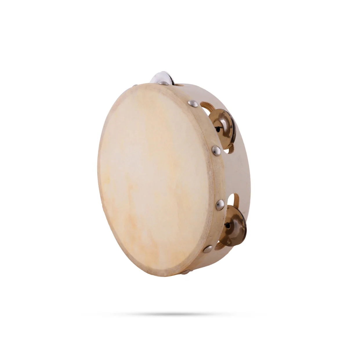 Musical Tambourine - 2 x 8 Inches | Percussion Instrument/ Wooden Kanjira Instrument for Bhajan - Image 5