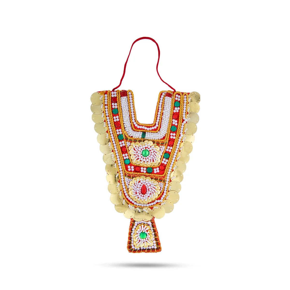 Muthangi - 12 x 7 Inches | Deity Necklace/ Jewellery for Deity Decor - Image 3