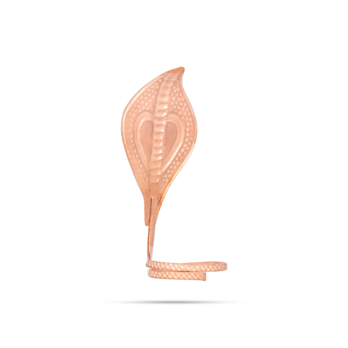Nagam Statue - 2 x 1 Inches | Copper Snake Statue/ Naag Devta Murti for Pooja - Image 2