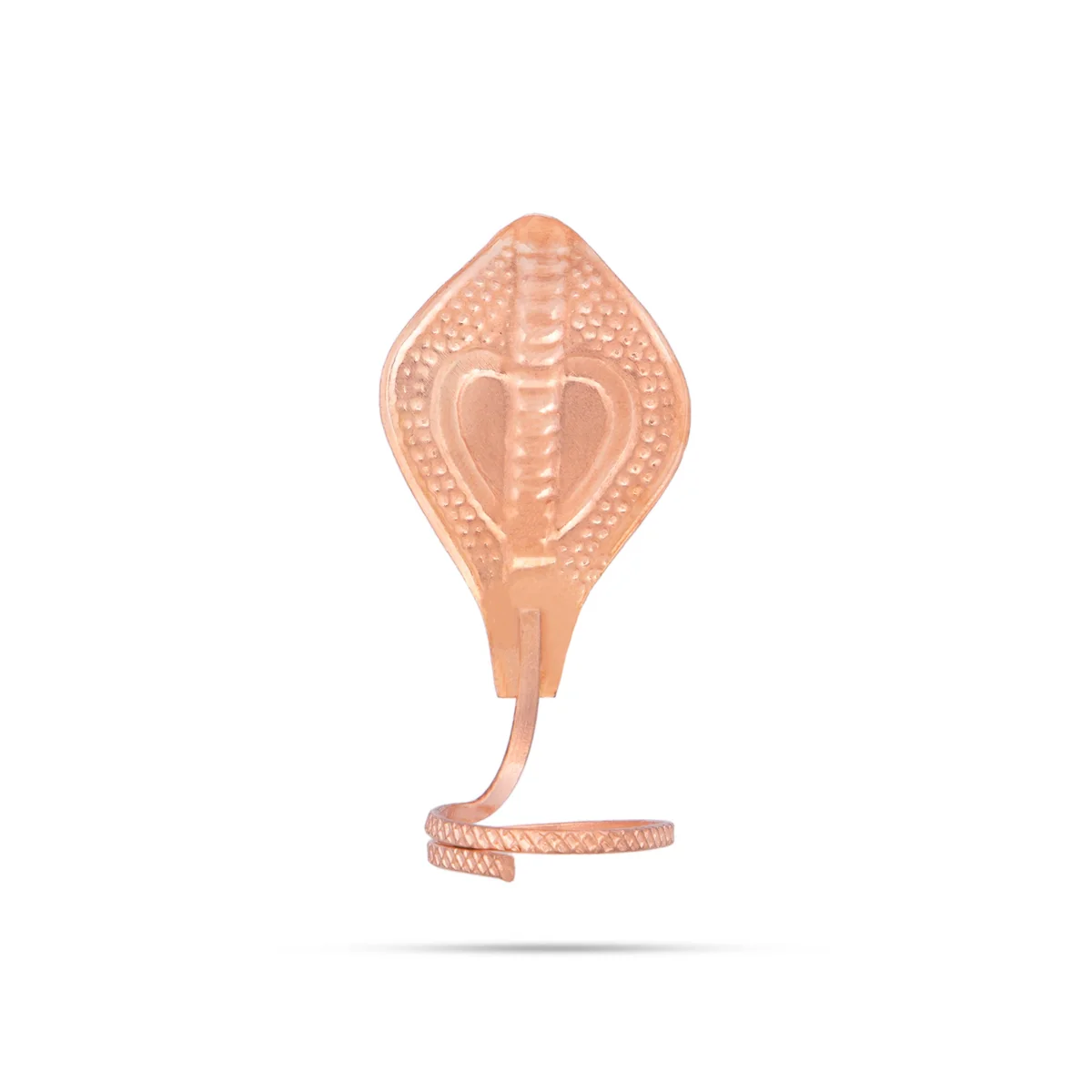 Nagam Statue - 2 x 1 Inches | Copper Snake Statue/ Naag Devta Murti for Pooja - Image 3