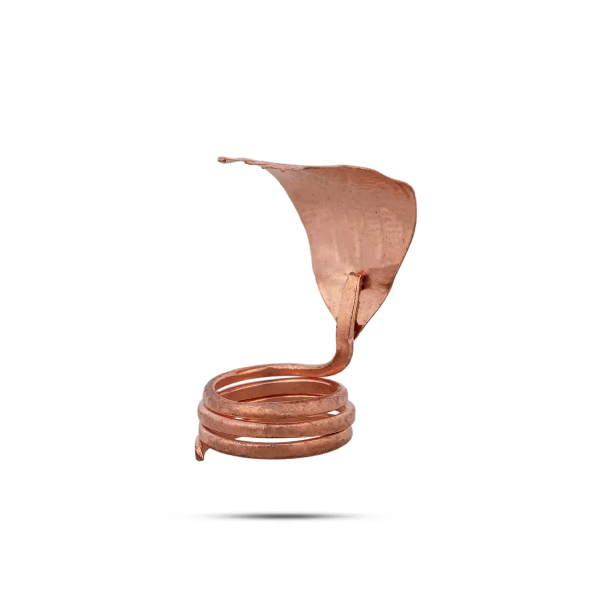 Nagam Statue - 1 x 1 Inch | Copper Idol/ Snake Statue/ Naag Devta Murti/ Snake Sculpture for Pooja - Image 2