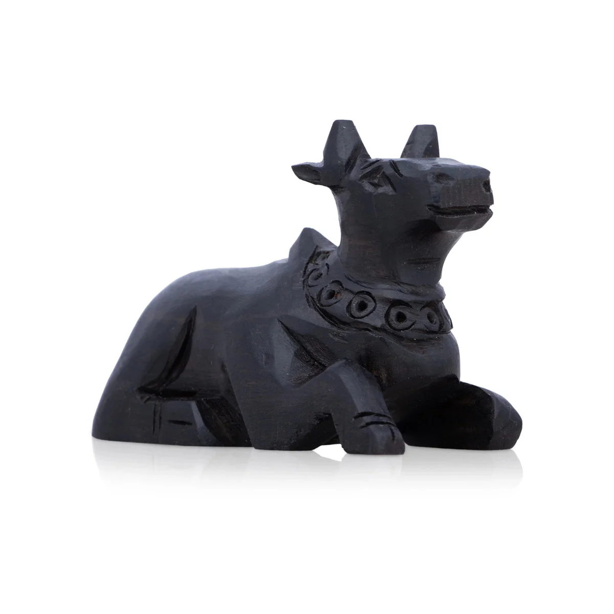 Nandi Statue - 2 X 2.25 Inches | Nandhi Statue/ Karungali Nandi Idol For Pooja And Gifting