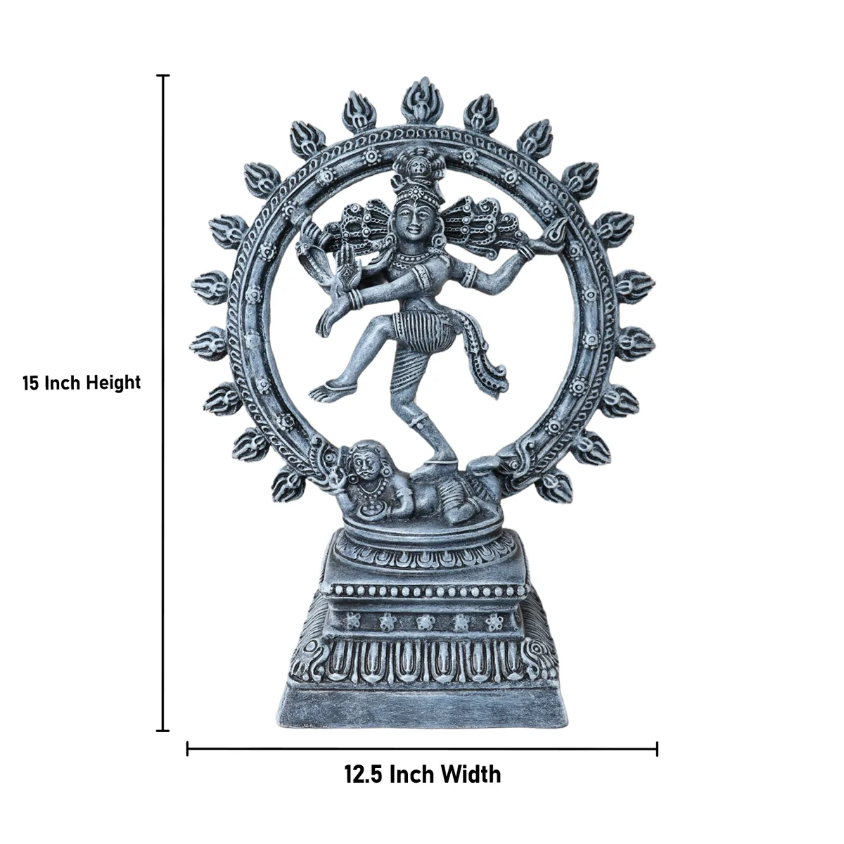 Nataraja Paper Mache Golu Bommai - 15 x 12.5 Inches | Giri Golu Doll/ Navaratri Golu Bomma/Gombe/Bommai - Image 4