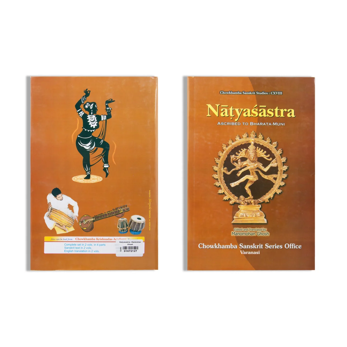 Natyasastra - Ascribed To Bharta Muni | by Manmohan Ghosh/ Chowkhamba Sanskrit Series - Image 7