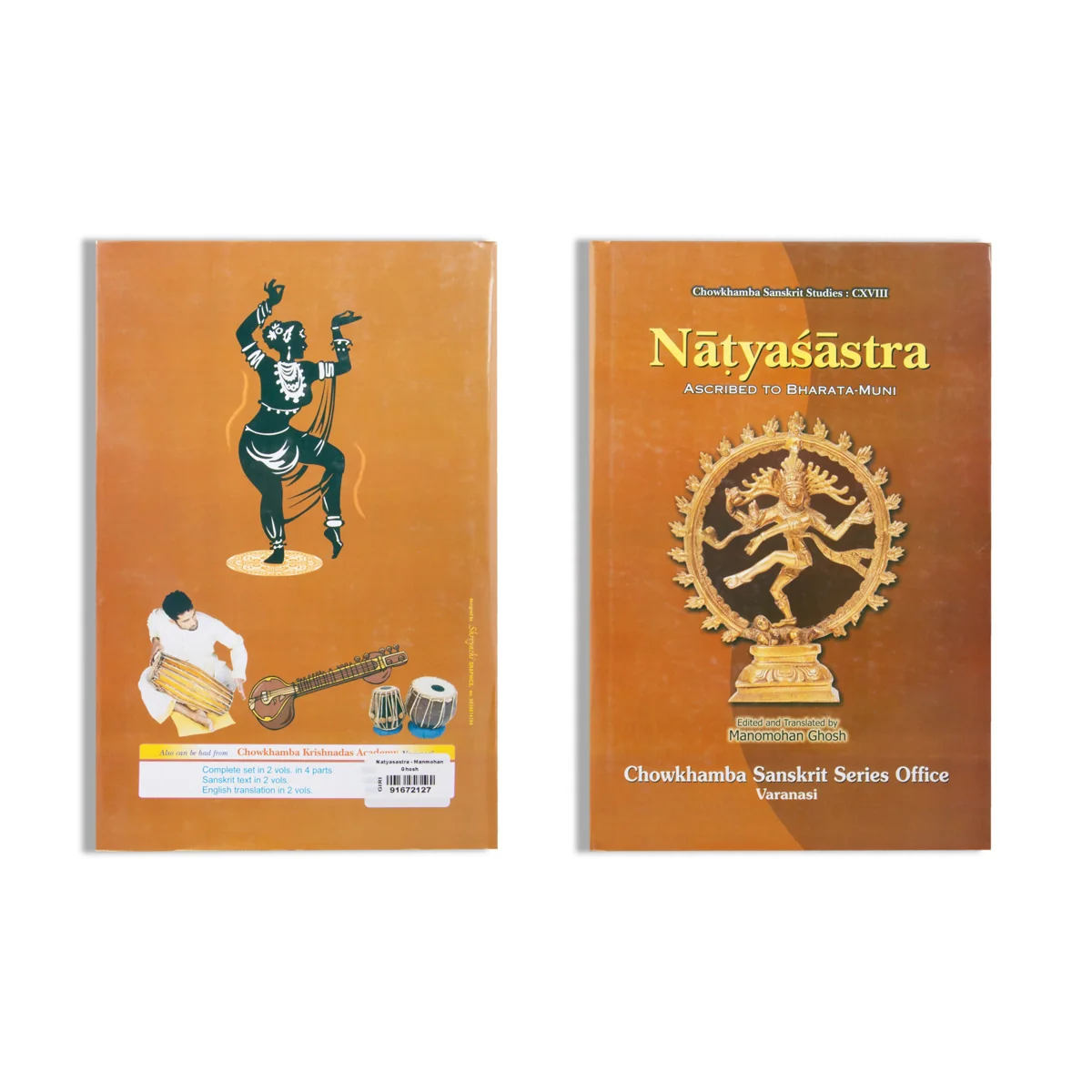 Natyasastra - Ascribed To Bharta Muni | by Manmohan Ghosh/ Chowkhamba Sanskrit Series - Image 8