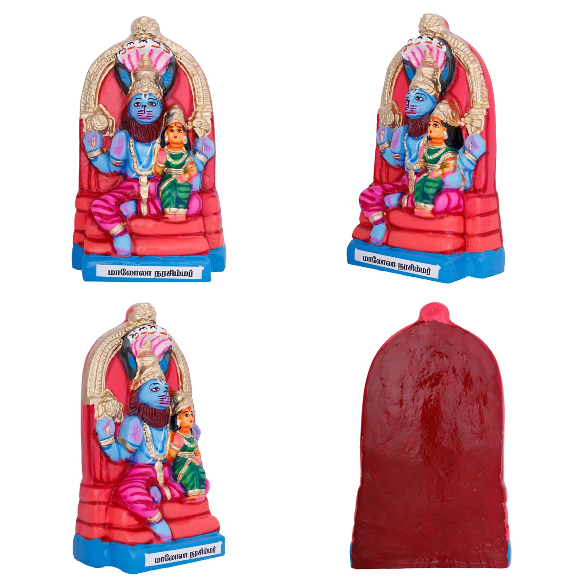 Nava Narasimha Idol Paper Mache Golu Bommai Set- 10 X 6 Inches | Giri Golu Doll/Navaratri Gombe/Navratri Decor - Image 2