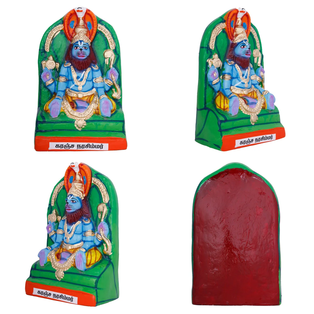 Nava Narasimha Idol Paper Mache Golu Bommai Set- 10 X 6 Inches | Giri Golu Doll/Navaratri Gombe/Navratri Decor - Image 4