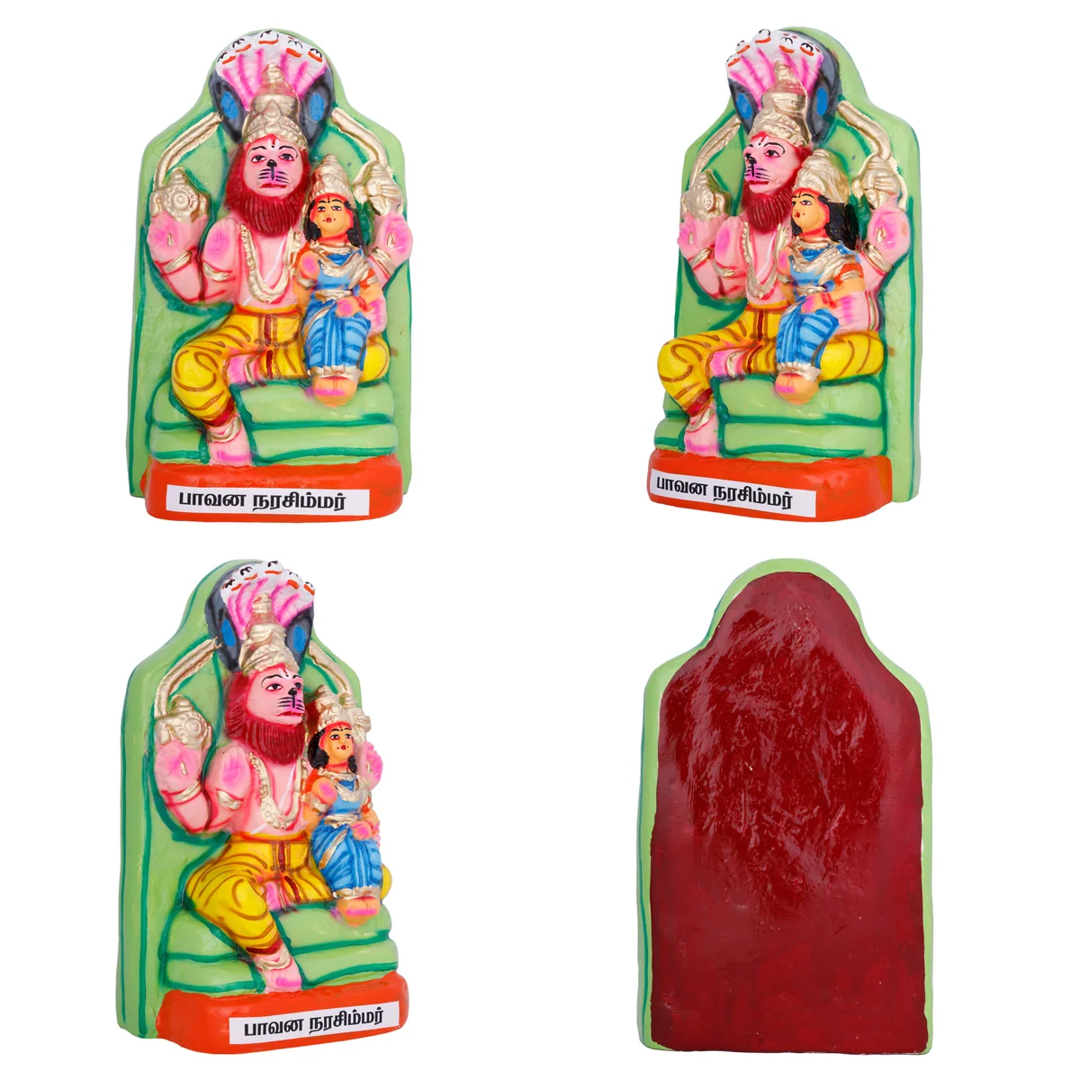 Nava Narasimha Idol Paper Mache Golu Bommai Set- 10 X 6 Inches | Giri Golu Doll/Navaratri Gombe/Navratri Decor - Image 5