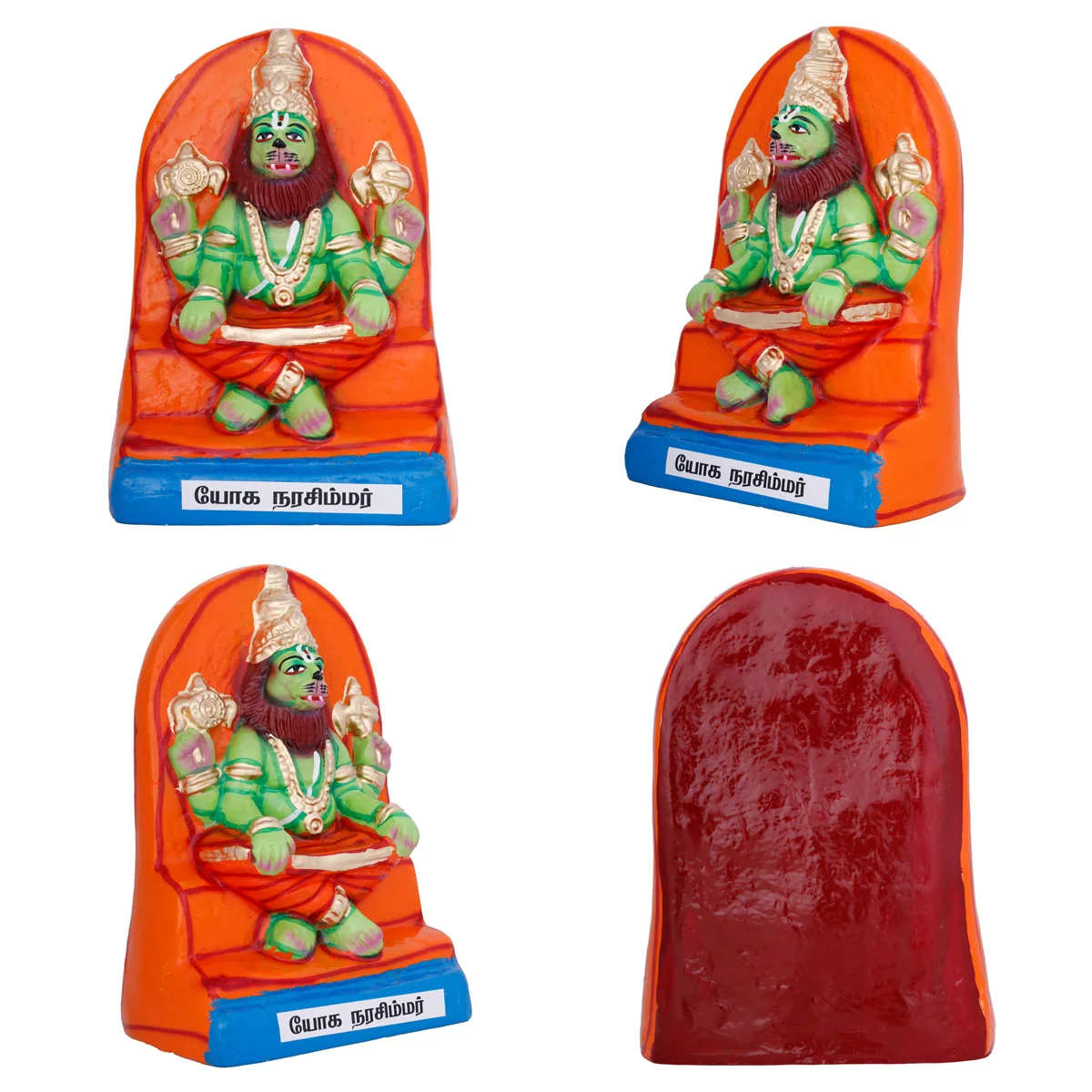 Nava Narasimha Idol Paper Mache Golu Bommai Set- 10 X 6 Inches | Giri Golu Doll/Navaratri Gombe/Navratri Decor - Image 8