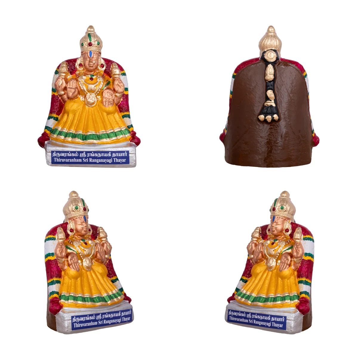 Nava Sri Thayar Clay Golu Bommai Set - 9 X 8 Inches | Navaratri Golu Gombe/ Giri Golu Doll/ Navratri Decor - Image 9