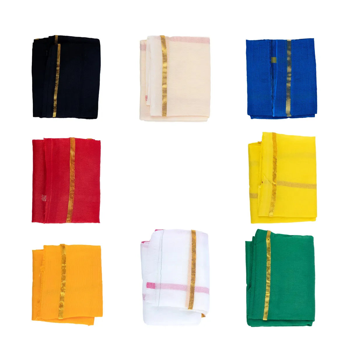 Navagraha Pet - 3 Yards | Navagraha Pattu/ Navagraha Shanthi Pooja Cloth For Navagraha Homam & Shanthi Pooja - Image 2