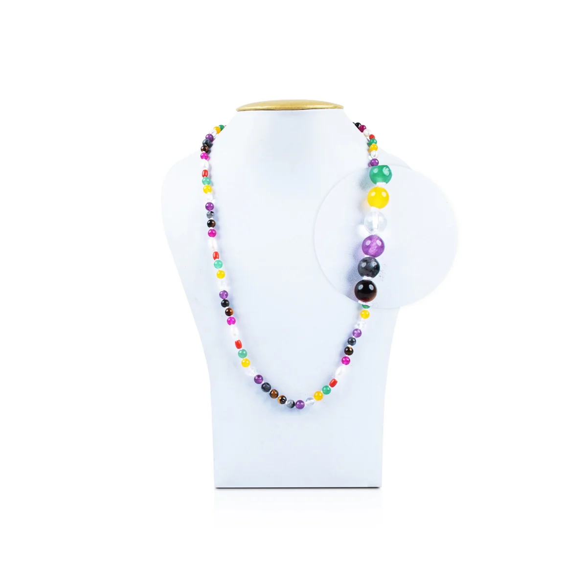 Navaratna Mala | Navratna Mala/ Semi Precious Stone Jewellery for Men & Women - Image 3