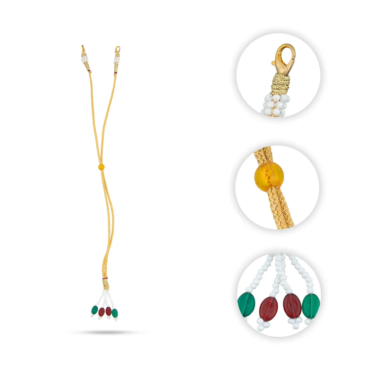 Necklace Thread - 11 Inches | String Of Necklace/ Jewellery String/ Adjustable String for Jewellery - Image 2