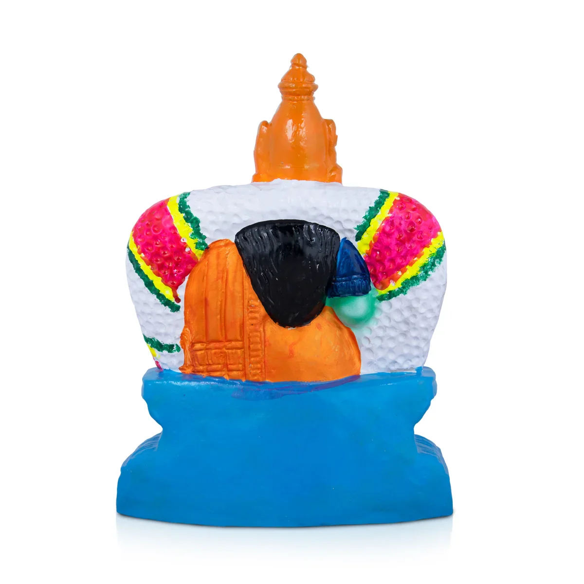 Neelayathatchi Clay Golu Bommai - 12 x 9 Inches | Giri Golu Doll/ Navaratri Golu Bomma/Gombe/Bommai - Image 4