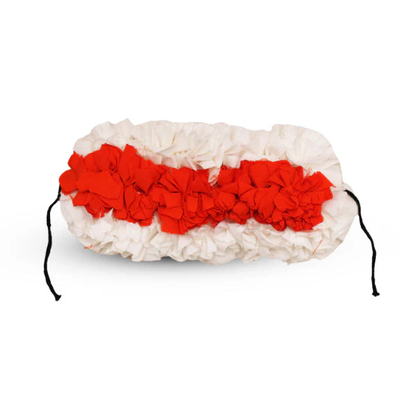 Hair Flower - 3.5 x 7.5 Inches | Artificial Flower Garland/ Cloth Garland/ Artificial Flower Gajra for Deity - Image 2