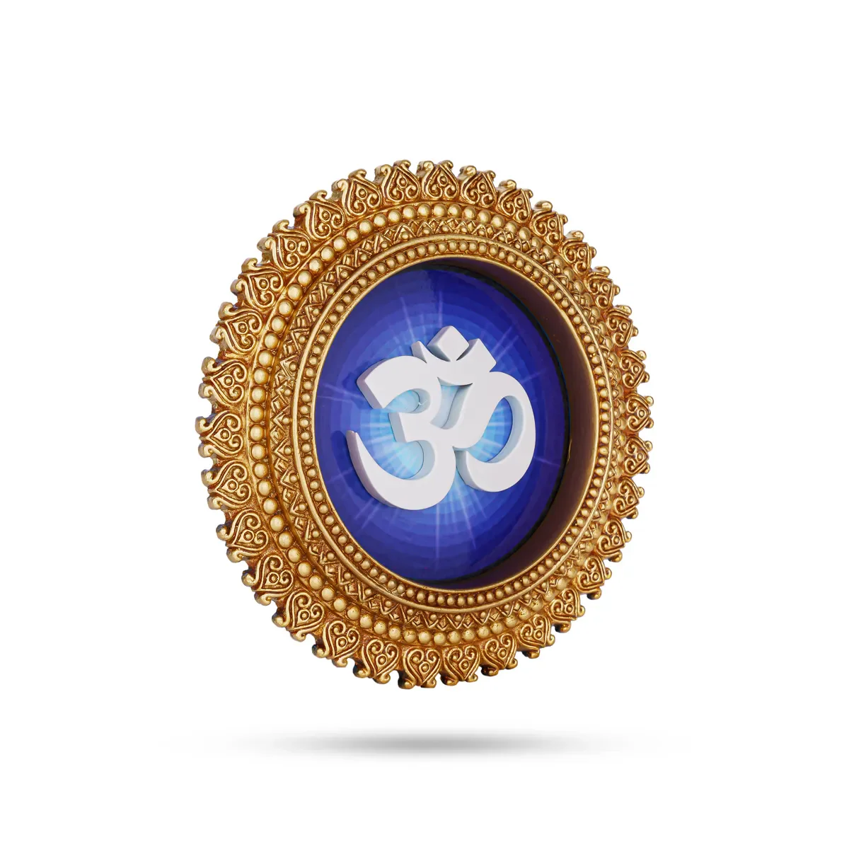 Om Design Wall Hanging - 7 Inches | Wall Decoration/ Resin Wall Hanger For Living Room - Image 2
