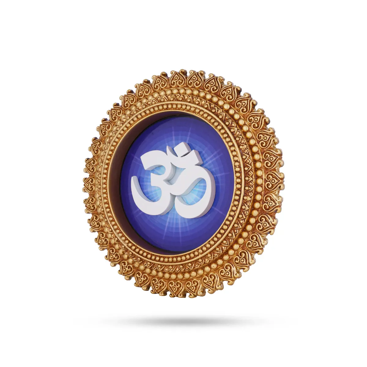 Om Design Wall Hanging - 7 Inches | Wall Decoration/ Resin Wall Hanger For Living Room - Image 3
