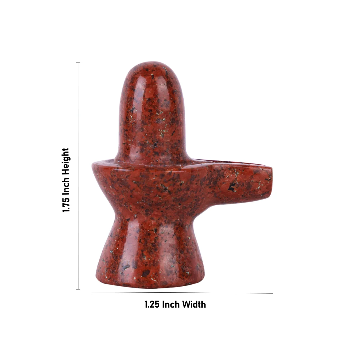 Shiv Ling Murti - 1.75 x 1.25 Inches | Opel Shiva Lingam Idol/ Shivling Statue for Pooja - Image 3