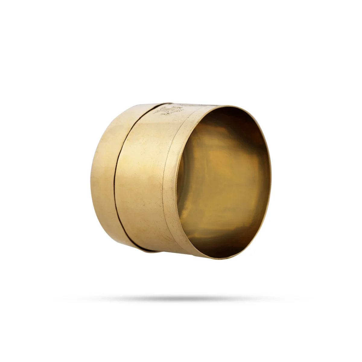 Brass Padi - 2 x 2.5 Inches | Idangazhi/ Uzhakku/ Measuring Vessel for Home - Image 2