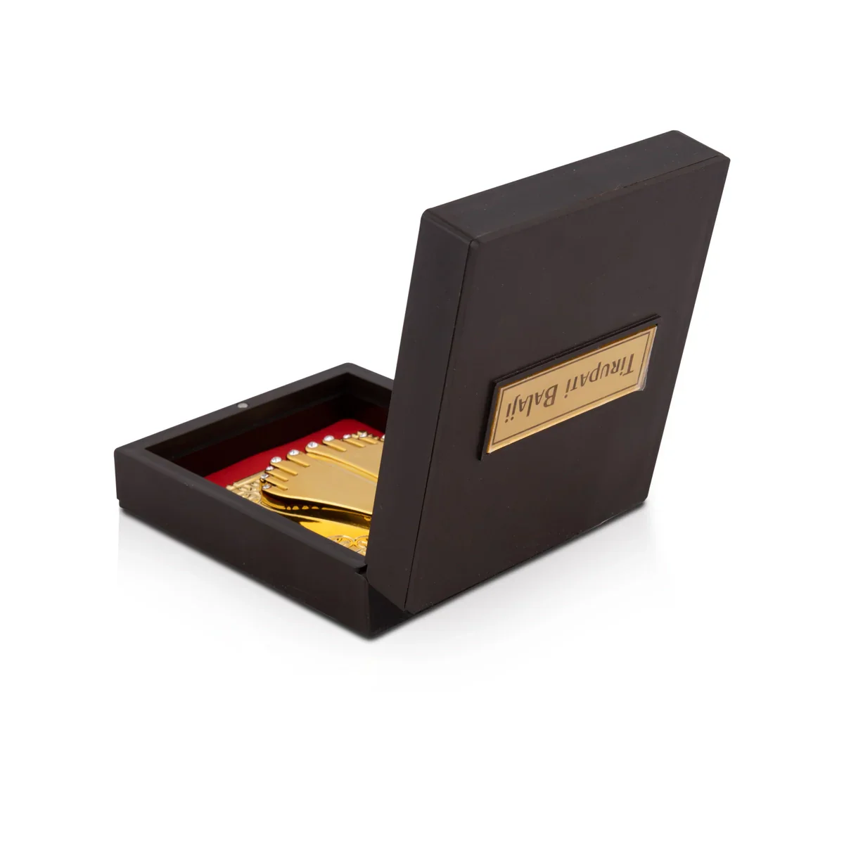 Paduka Box - 1.5 x 3 x 4.5 Inches | Plastic Tirupati Balaji Pooja Box/ Padham Box for Home - Image 5