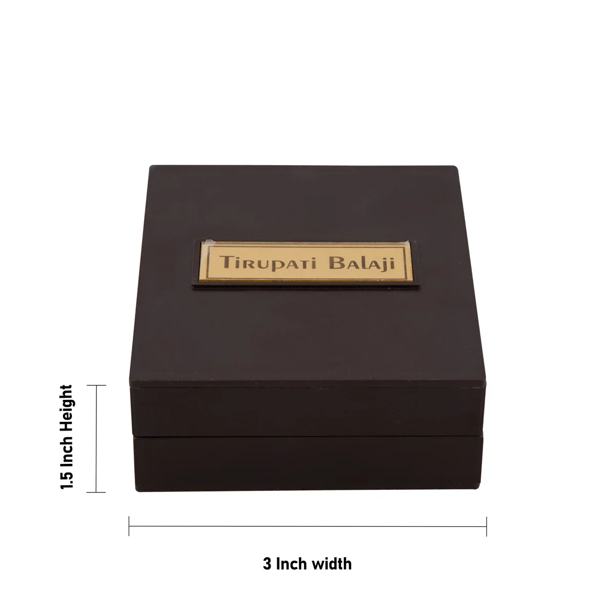 Paduka Box - 1.5 x 3 x 4.5 Inches | Plastic Tirupati Balaji Pooja Box/ Padham Box for Home - Image 6