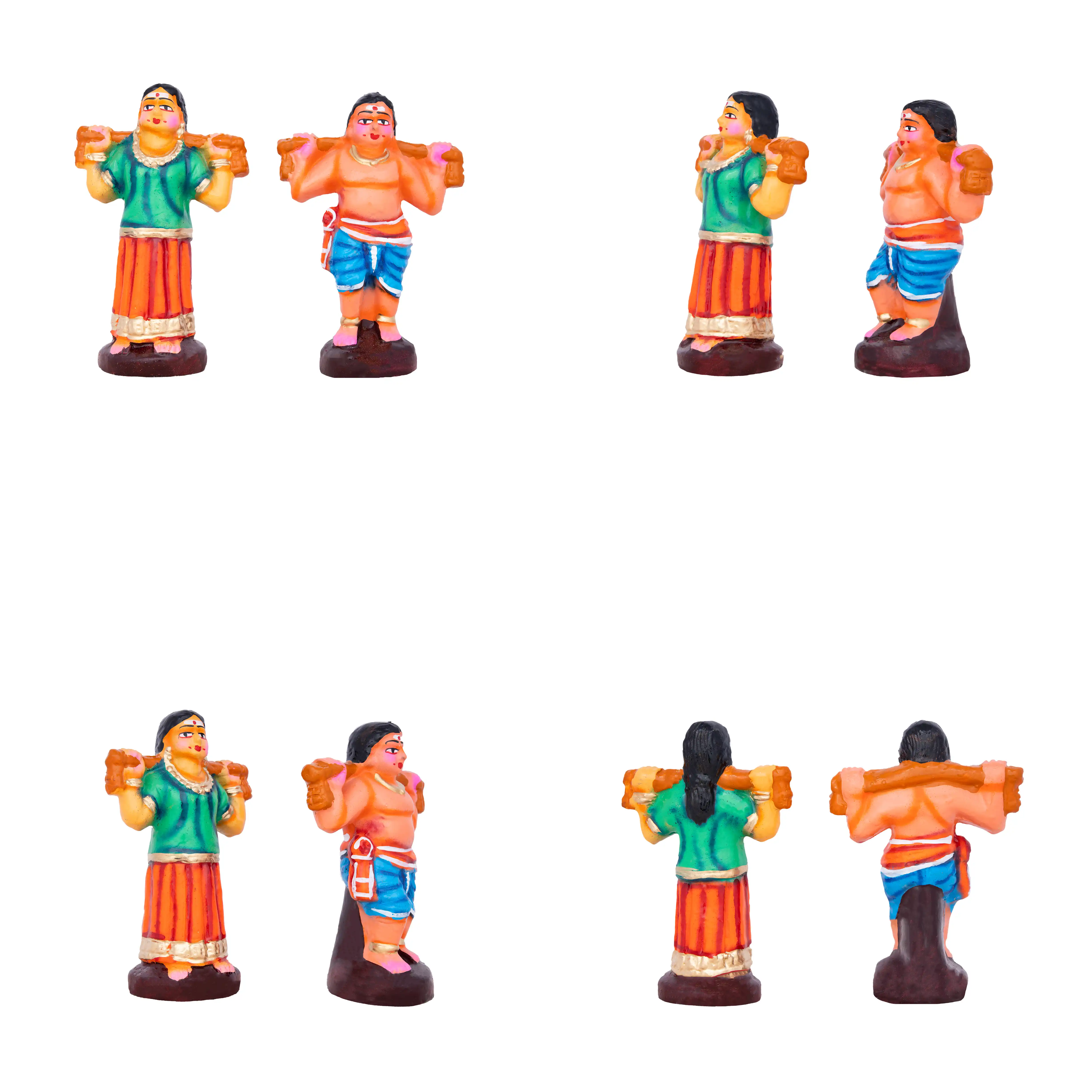 Palani Malai Kavadi Clay Golu Bommai Set - 9 x 11 Inches | Giri Golu Doll/ Navaratri Golu Bomma/Gombe/Bommai - Image 5