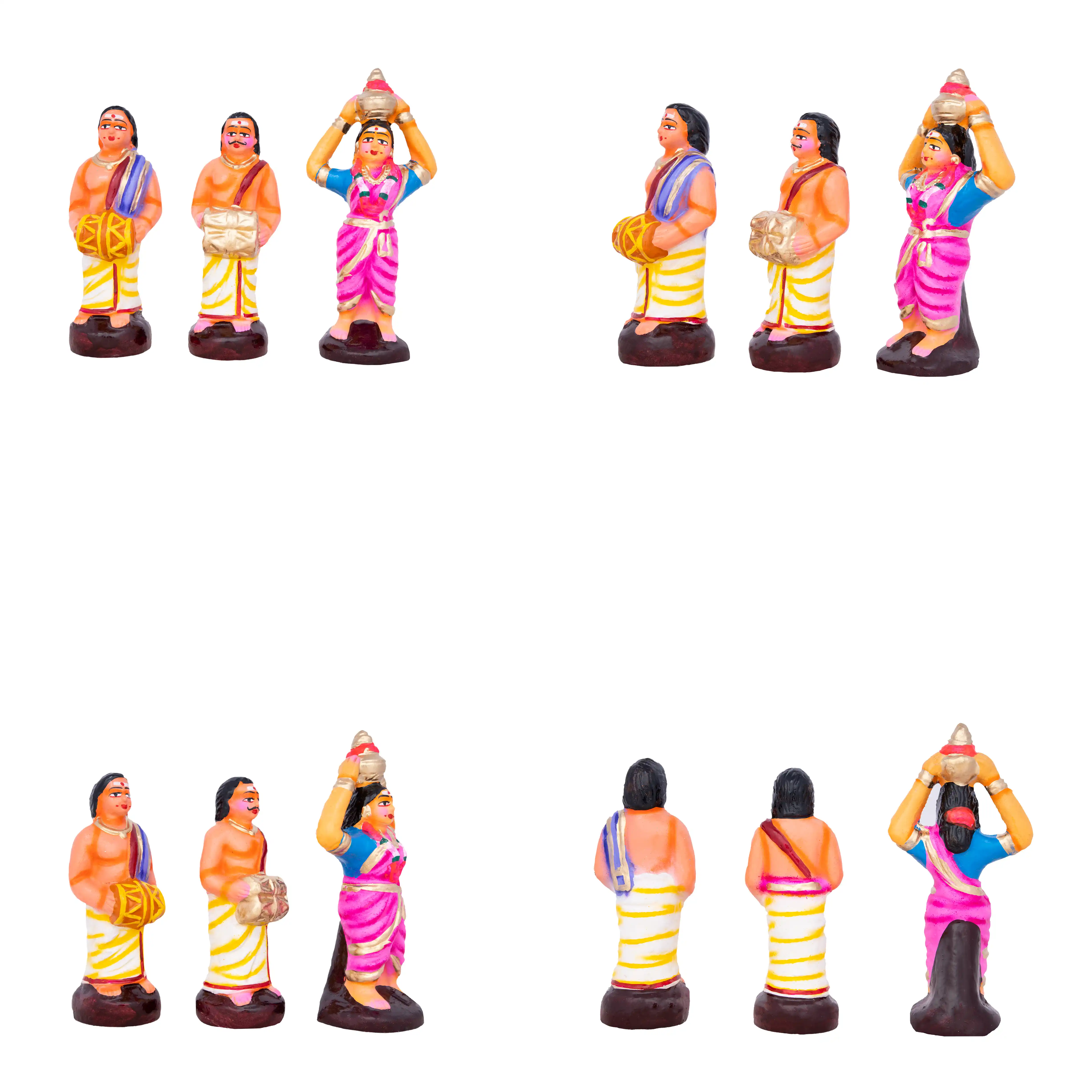 Palani Malai Kavadi Clay Golu Bommai Set - 9 x 11 Inches | Giri Golu Doll/ Navaratri Golu Bomma/Gombe/Bommai - Image 7