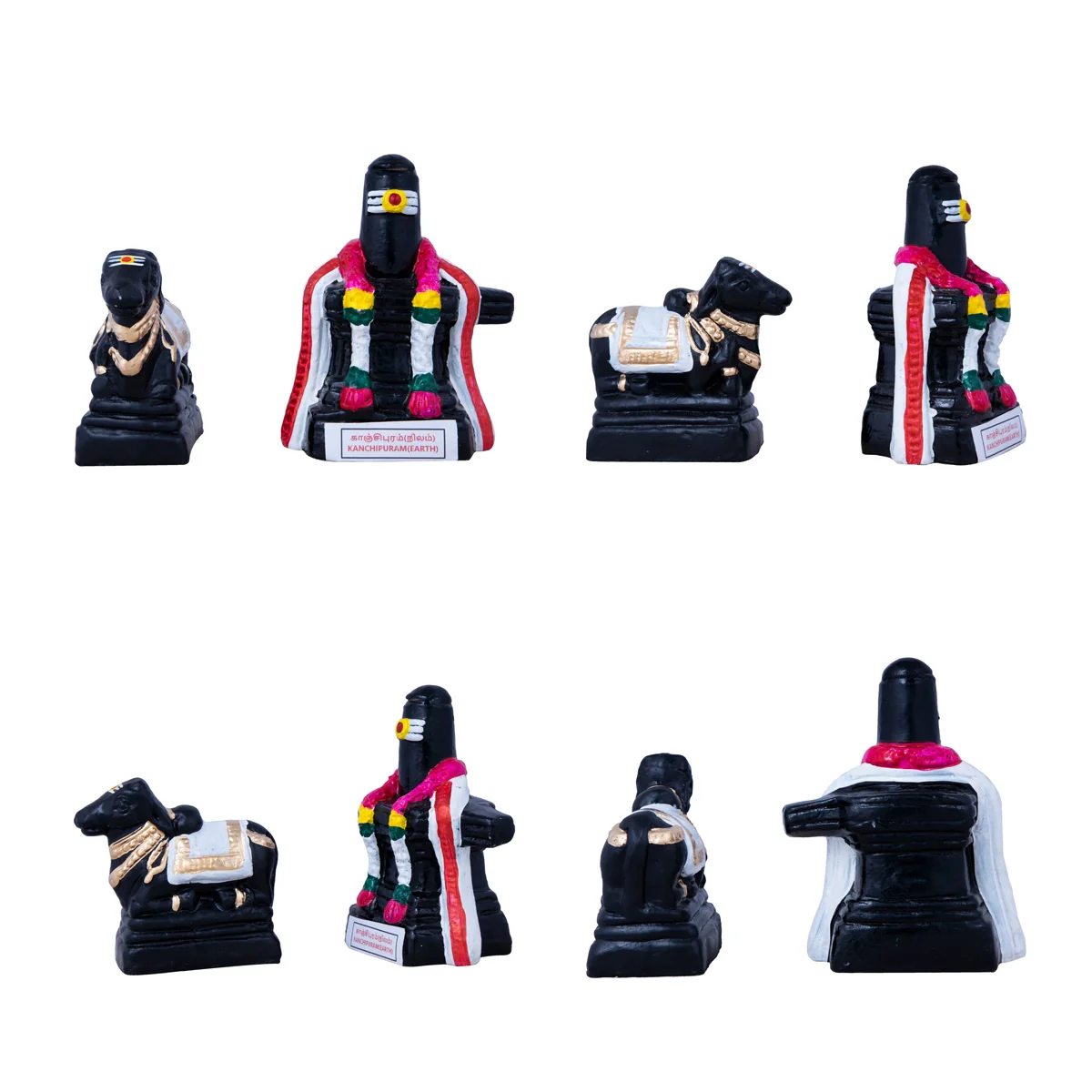 Pancha Bootha Sthalangal Clay Golu Bommai Set - 11 x 7 Inches | Giri Golu Doll/ Gombe/ Navaratri Golu Bomma - Image 6