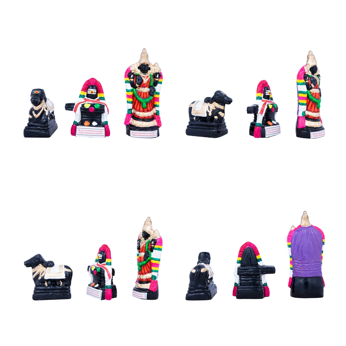 Pancha Bootha Sthalangal Clay Golu Bommai Set - 11 x 7 Inches | Giri Golu Doll/ Gombe/ Navaratri Golu Bomma - Image 9