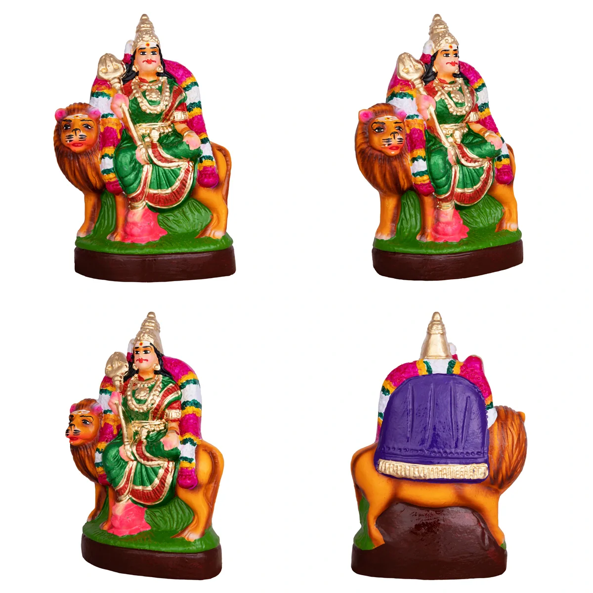 Pancha Moorthigal Clay Golu Bommai Set- 9 X 7 Inches | Navaratri Golu Gombe/Giri Golu Doll/Navratri Decoration - Image 6