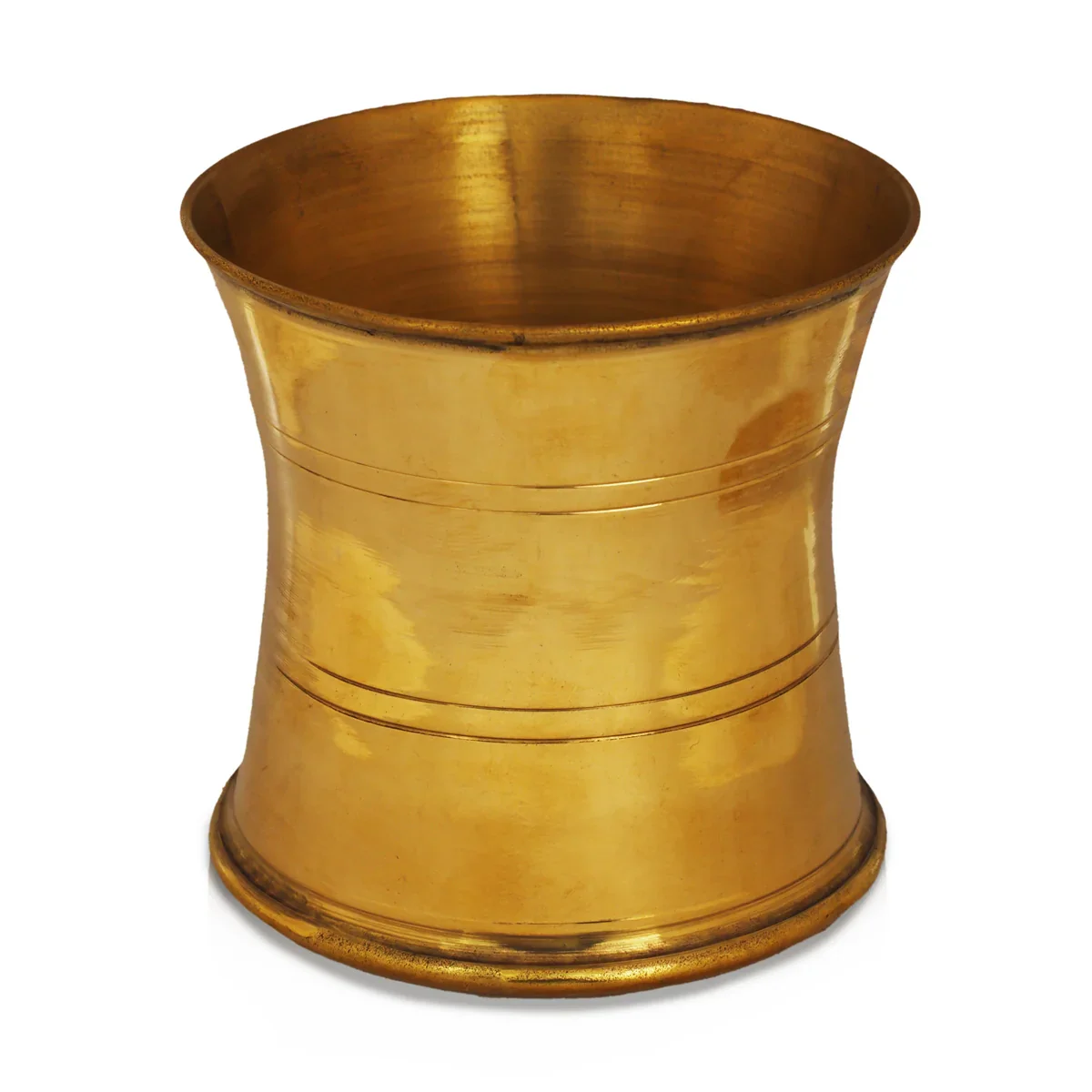 Pancha Patra - 3.25 x 3.25 Inches | Brass Panchapatra/ Panchamurt for Pooja/ 100 Gms Approx - Image 2