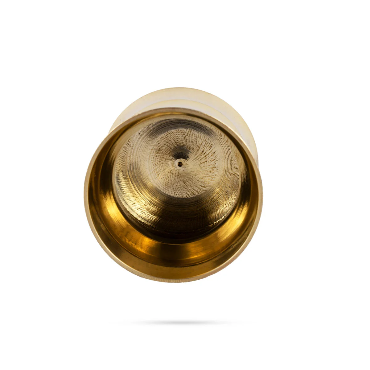 Pancha Patra - 3 x 2.5 Inches | Panch Patra/ Brass Panchapalli/ Panchamurt for Pooja - Image 2
