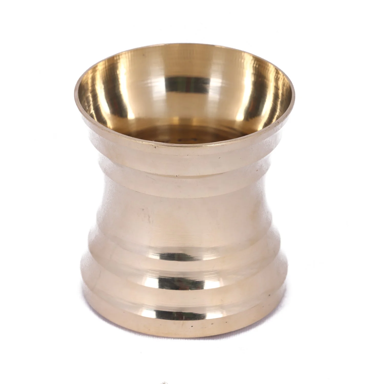 Brass Panchapatra - 2.5 x 2.5 Inch | Pancha Patra/ Panch Patra/ Panchapatram for Pooja - Image 3