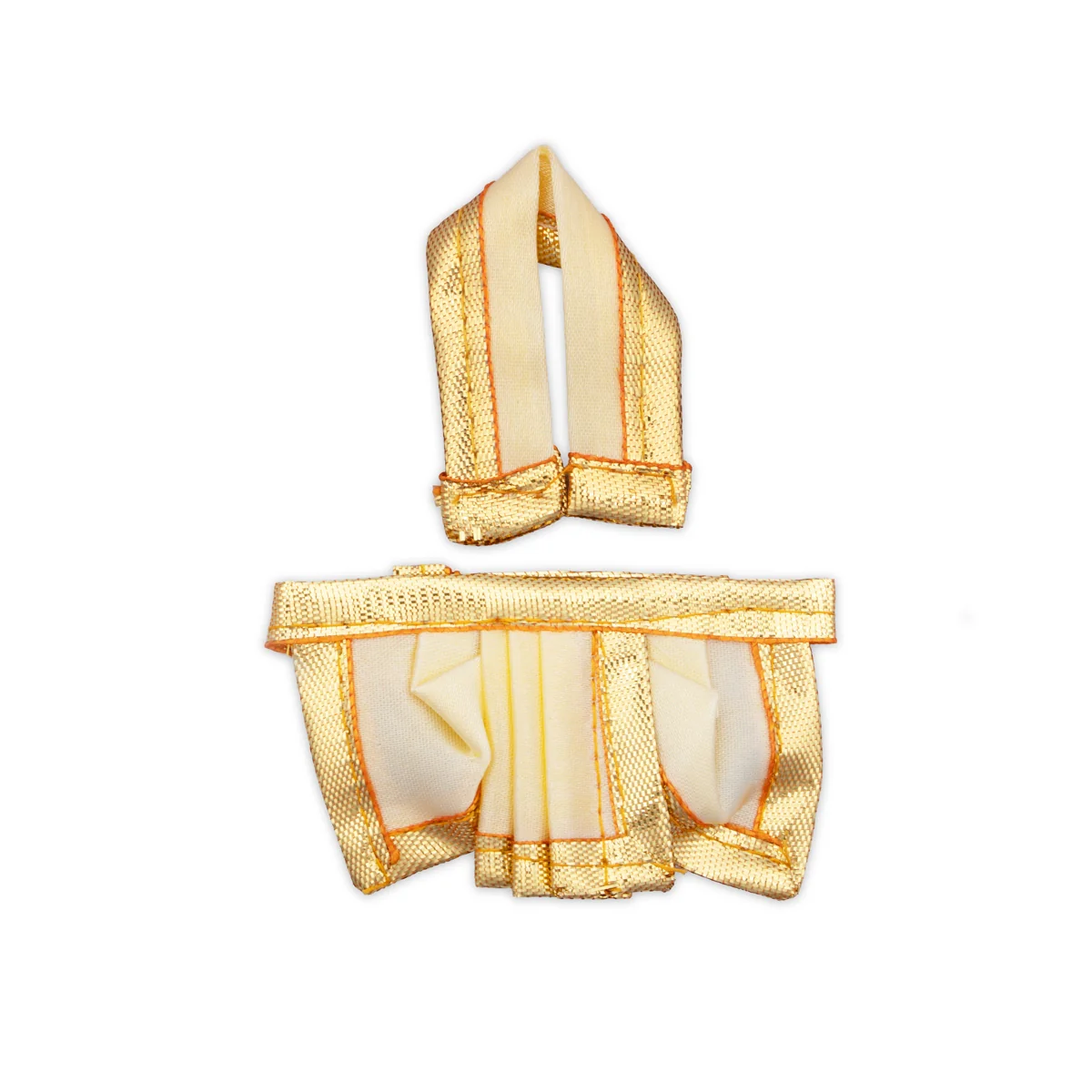 Panchakacham - 1.5 x 2.75 Inches | Satin with Zari Border Dhoti/ Panchagajam for Deity/ Assorted Colour - Image 5