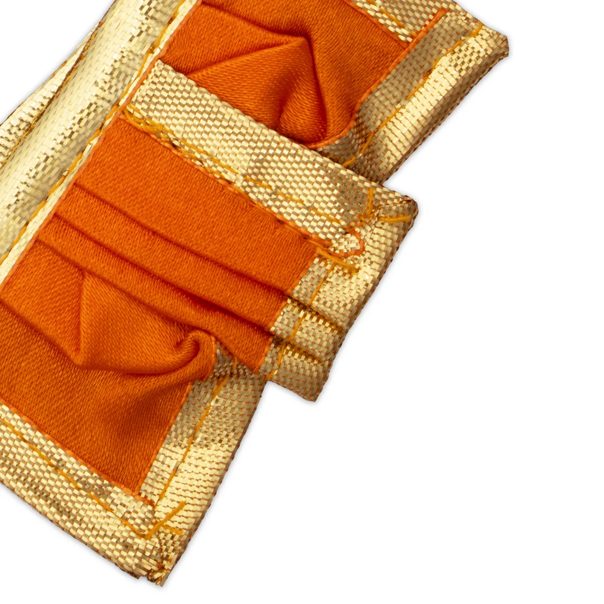 Panchakacham - 1.5 x 2.75 Inches | Satin with Zari Border Dhoti/ Panchagajam for Deity/ Assorted Colour - Image 8