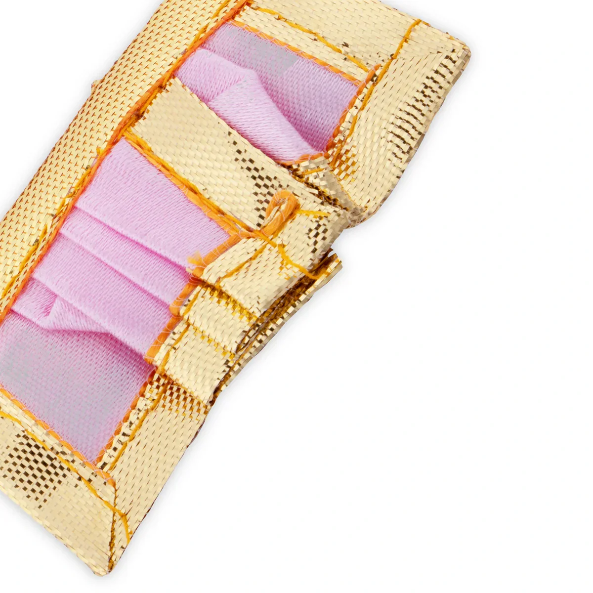 Panchakacham - 1 x 2 Inches | Dhoti/ Satin with Jari Border Panchagajam for Deity/ Assorted Colour - Image 11