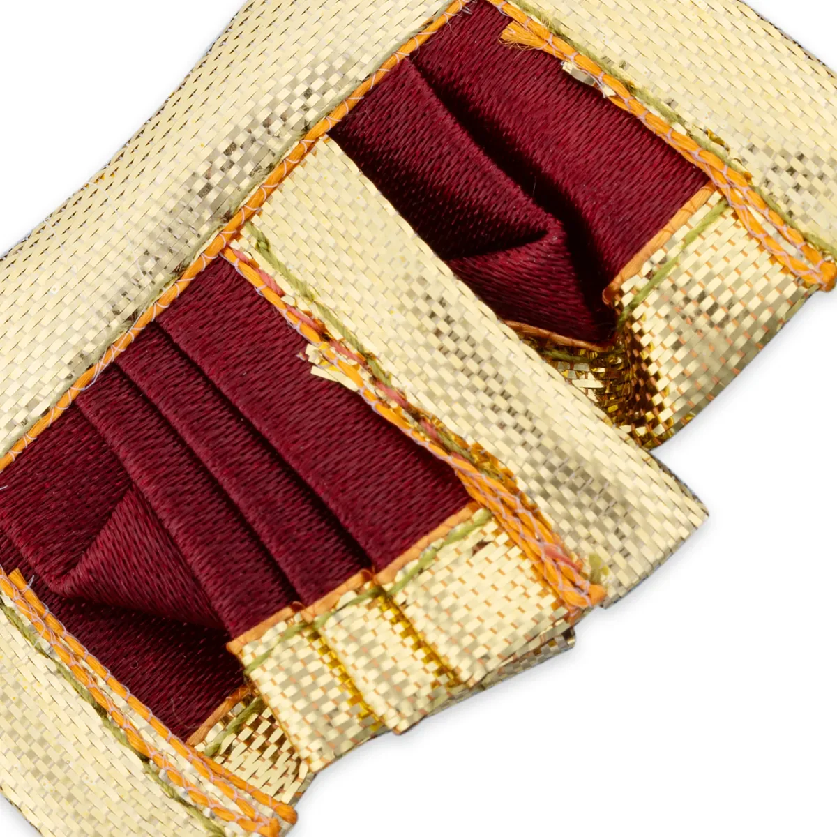 Panchakacham - 1 X 2 Inches | Satin Dhoti/ Jari Border Panchakajam For Deity/ Assorted Colour - Image 8